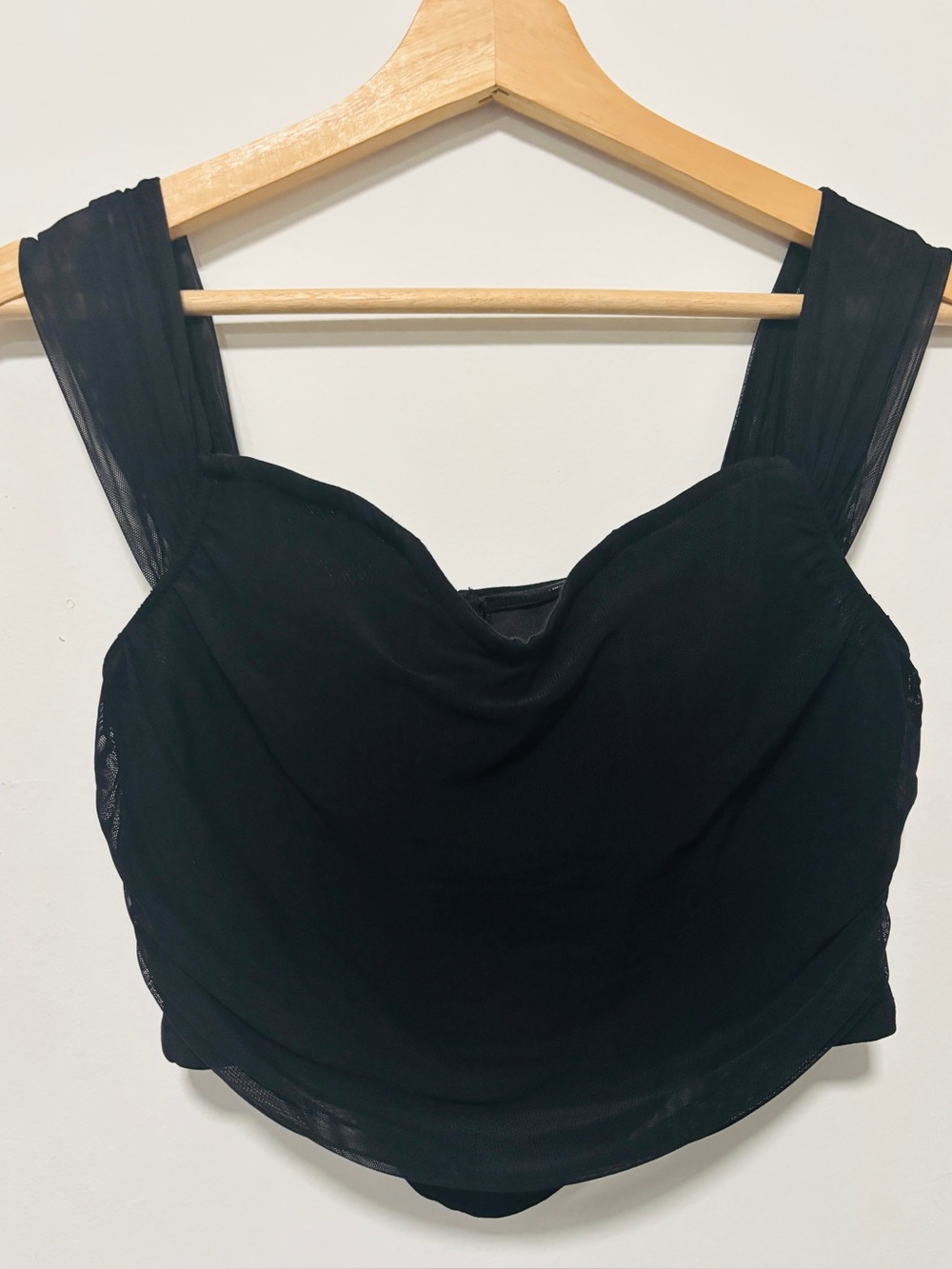 SHEIN black bodycon corsette  zipper closure Size L